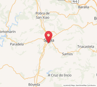Map of Farbán, Galicia