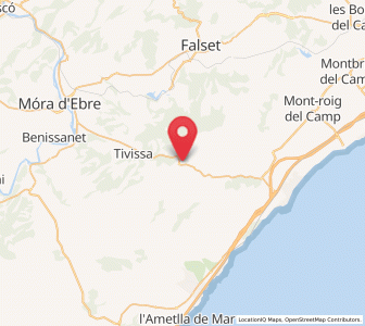 Map of Fatgés, Catalonia