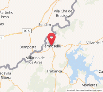 Map of Fermoselle, Castille and León