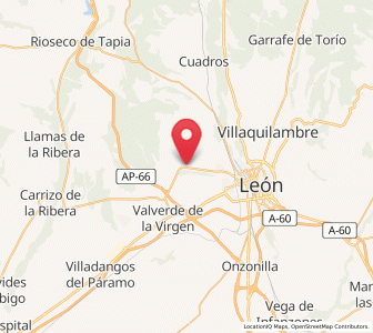 Map of Ferral del Bernesga, Castille and León