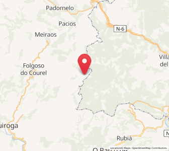 Map of Ferramulín, Galicia