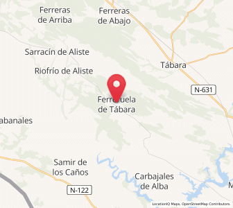 Map of Ferreruela, Castille and León
