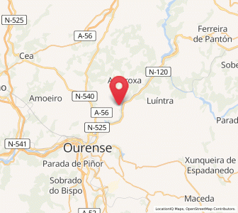 Map of Figueiredo, Galicia