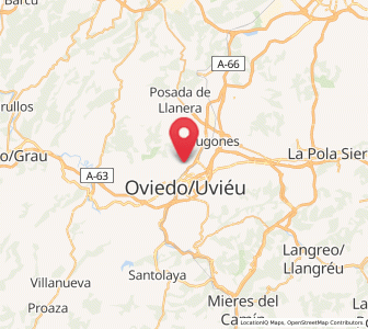 Map of Fitoria, Asturias
