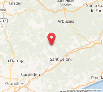 Map of Fogars de Montclús, Catalonia