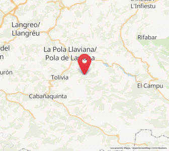 Map of Fombermeja, Asturias