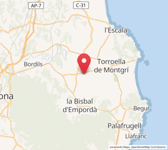 Map of Fonalleras, Catalonia