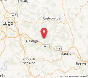 Map of Fonteita, Galicia