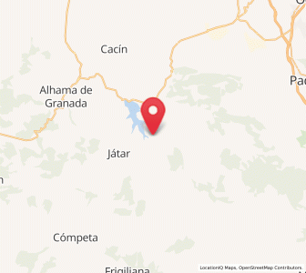 Map of Fornes, Andalusia