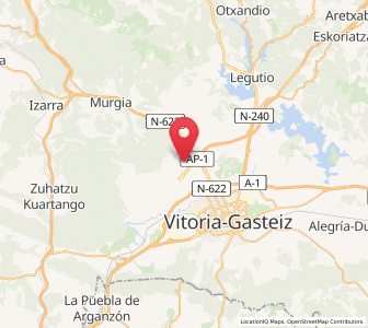Map of Foronda, Basque Country
