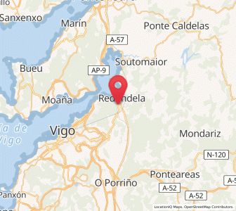 Map of Fortons, Galicia