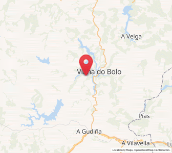 Map of Fradelo, Galicia