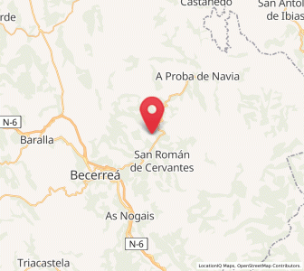 Map of Frayán de Arriba, Galicia
