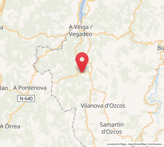 Map of Freije, Asturias