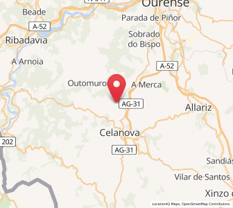 Map of Freixo, Galicia