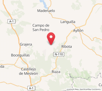 Map of Fresno de Cantespino, Castille and León