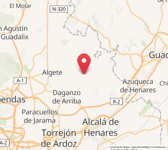 Map of Fresno de Torote, Madrid
