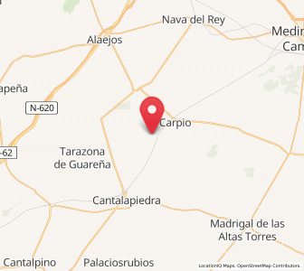 Map of Fresno El Viejo, Castille and León