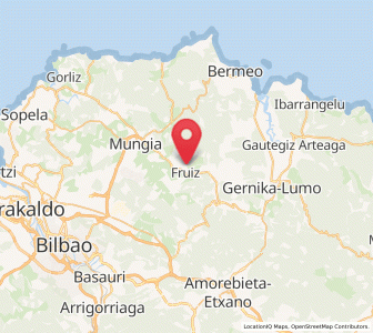 Map of Fruiz, Basque Country