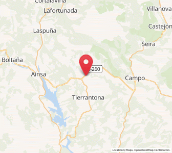 Map of Fuendecampo, Aragon