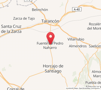 Map of Fuente de Pedro Naharro, Castille-La Mancha