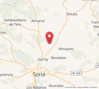 Map of Fuentelsaz de Soria, Castille and León