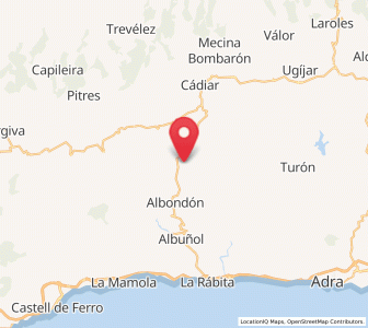 Map of Fuentequemada, Andalusia