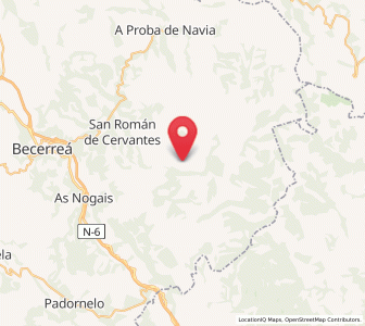 Map of Fulgueiroa, Galicia