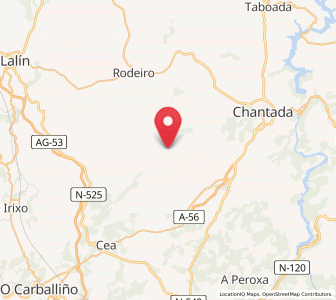 Map of Furco, Galicia