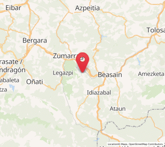 Map of Gabiria, Basque Country