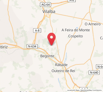 Map of Gaibor, Galicia