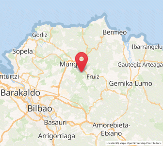 Map of Gamiz, Basque Country