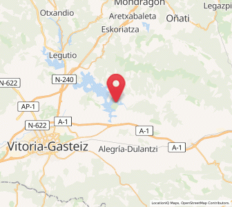 Map of Garaio, Basque Country