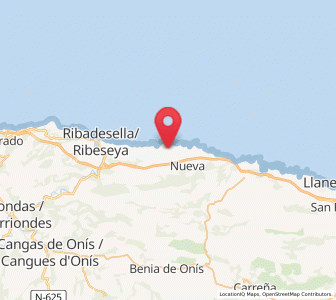 Map of Garaña, Asturias
