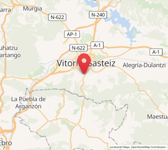Map of Gardelegi, Basque Country