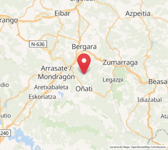 Map of Garibai, Basque Country