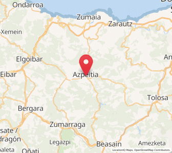 Map of Garmendi, Basque Country