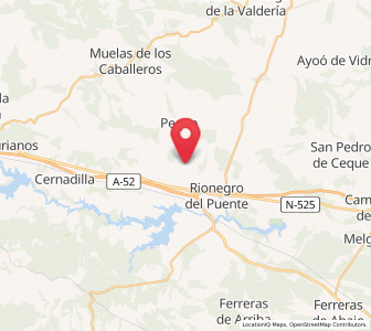 Map of Garrapatas, Castille and León