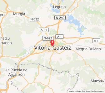 Map of Gasteiz / Vitoria, Basque Country