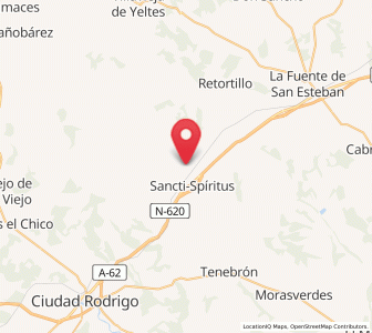 Map of Gavilán, Castille and León
