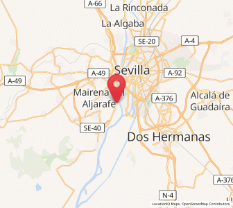 Map of Gelves, Andalusia