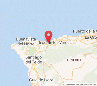 Map of Genovés, Canary Islands