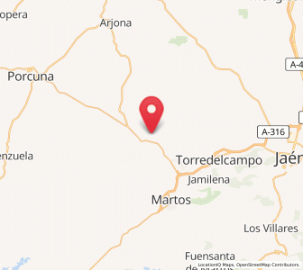 Map of Gil Alonso, Andalusia