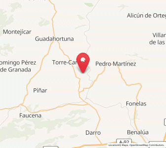 Map of Gobernador, Andalusia