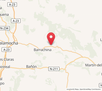 Map of Godos, Aragon