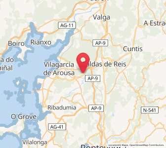 Map of Godos, Galicia