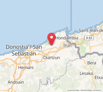 Map of Goikoa bailara, Basque Country