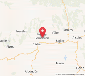 Map of Golco, Andalusia