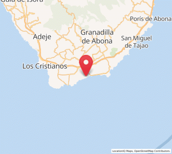 Map of Golf del Sur, Canary Islands
