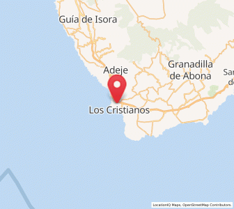 Map of Golf Las Americas, Canary Islands